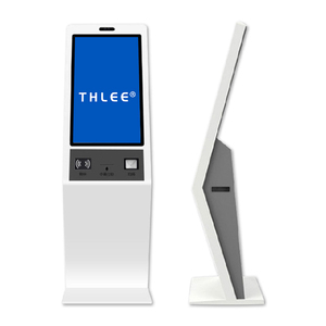 Totem de gestion de file d'attente au sol de 21.5 pouces stand tactile <span class=keywords><strong>LCD</strong></span> libre-service kiosque d'affichage publicitaire - Product Image 5