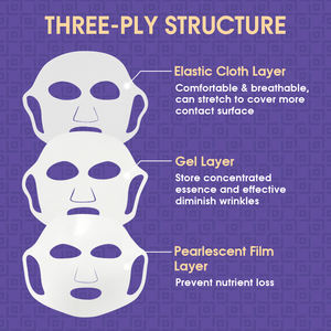 Mascarilla Facial de Gel de Alta Calidad para Cuello y Nariz, Orgánica, a Base de Hierbas, con Retinol, Colágeno, Sin Parabenos, Hidratante, Antienvejecimiento - Product Image 4