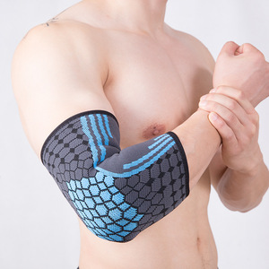 Protector de codo transpirable para bádminton, equipo de protección deportiva unisex, soporte para el brazo, cobertura extendida, absorción del sudor - Product Image 4