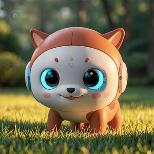 Interactive AI <b>Robot</b> <b>Cat</b> <b>Toy</b> With Voice Recognition And Phone Connectivity For Kids Ages 2 To 4 Years Plastic Unisex Electronic - Product Image 2