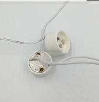 Portalámparas de cerámica GU10 MR16 Conector de enchufe GU5.3 Portalámparas MR16 Enchufe para foco halógeno led