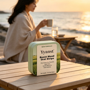 Nouvelles Bandes Orales OEM Formule Améliorée pour l'Humeur, Sans Eau, à Dissolution Rapide, Film Mince, Mélange Herbal Doux pour une Nuit Calme et Réparatrice - Product Image 5