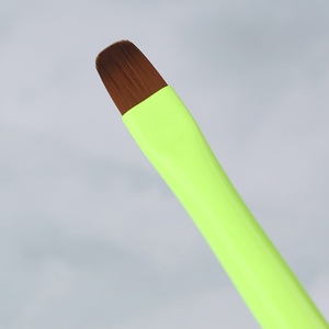 Pinceaux à ongles professionnels OEM ODM avec manche en plastique vert néon pour nail art, liner ombré, détails, French, gel, peinture, salon de manucure - Product Image 5
