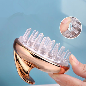 แปรงนวดศีรษะทำจากซิลิโคนแปรงนวดหนังศีรษะหวีล้างเส้นผมแปรงอาบน้ำอาบน้ำแปรงนวดกระชับสัดส่วนสปาอาบน้ำ - Product Image 1