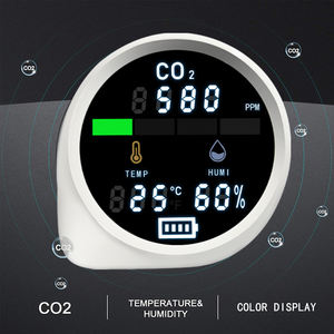 เครื่องวัดคุณภาพอากาศภายในอาคาร Safewill H900CO2-WIFI เซ็นเซอร์ตรวจจับก๊าซคาร์บอนไดออกไซด์แบบพกพาขนาดเล็ก เชื่อมต่อ WIFI ใช้เทคโนโลยี NDIR สำหรับใช้ในครัวเรือน รองรับไฟฟ้า 110V-230V - Product Image 2