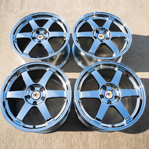 Rines Forjados YRO de 1 Pieza, 17-24 Pulgadas, 5x112, 5x120, 5x114.3, Diseño Cóncavo, Cromado Pulido, Super Single Rim para Toyota Supra JDM Tuning - Product Image 1