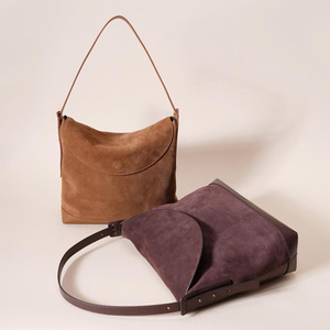 Nouveau sac sous le bras en cuir véritable vintage pour femme, élégant, décontracté, polyvalent, toutes occasions, fermeture magnétique 7 pouces - Product Image 4