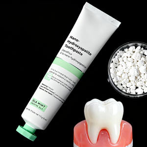 Dentifrice blanchissant à l'hydroxyapatite nano, sans fluor, réparation de l'émail, pour dents sensibles, haleine fraîche, soin buccal - Product Image 5