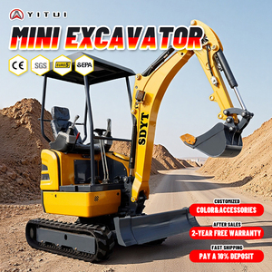 Livraison gratuite, mini-excavatrice à moteur personnalisé, excavatrice sur chenilles de 2,5 tonnes pour usage agricole et de jardin, garantie d'un an. - Product Image 6