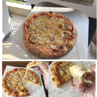 Four à pizza hybride bois et gaz du fabricant, nouveau modèle d'extérieur, grande capacité, haute productivité