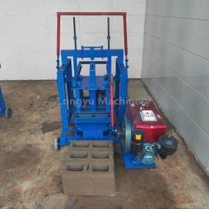 Mesin pembuat bata semen Diesel mesin blok berongga beton diesel seluler - Product Image 2