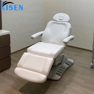 Table de massage électrique Kisen Modern Luxury à 4 moteurs, lit de cosmétologie pour salon de beauté avec commande au pied - Product Image 5
