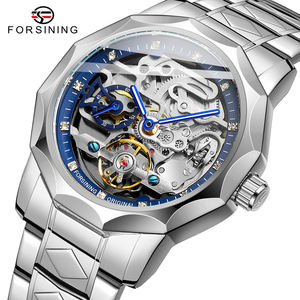 Montre FORSINING 199 pour Homme, Style Affaires, Tourbillon Squelette Transparent, Mécanique Automatique, Acier Inoxydable, Montre Homme 2026 - Product Image 1