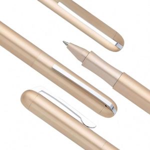 Hot Selling Luxury Signature Rose Gold Metal Ballpoint <b>Pen</b> Custom Rollerball for Office Use 0.5 mm Writing Width Gift with Logo - Product Image 5