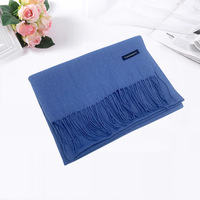 Châle d'hiver en cachemire Pashmina doux à motif écossais avec logo pour homme et femme, écharpe imprimée pour femme adulte, couleurs personnalisables Zhe