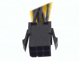 18AWG 纯铜分线器 6 针母头转双 8 针 6+<span class=keywords><strong>2</strong></span> 公头 PCI Express PCIe 电缆，适用于 GPU 显卡 - Product Image 5