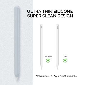Estuche ultrafino Funda de silicona de una pieza Funda de piel Compatibilidad Carga inalámbrica para Apple Pencil Pro y 2nd - Product Image 2
