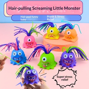 Jouet Squishy Drôle et Gueuleur 2026 |   Monstre à cheveux à tirer, anti-stress, cadeau farfelu pour enfants et adultes, boîte mystère, vente flash - Product Image 5