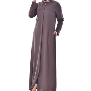 Nouvelle robe musulmane à manches longues et abaya décontractées pour femme grande taille - Product Image 6