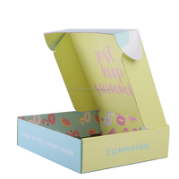 Diseño elegante personalizado Lujo Negro Embalaje Envío Mailer Cajas Caja de envío de lujo