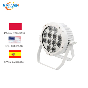 Luz LED Par RGBWAUV <span class=keywords><strong>de</strong></span> 12x18W IP65 con Batería, DMX Inalámbrico, para Eventos al Aire Libre, STOCK CE EU - Product Image 2