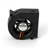 Ventilateur turbo silencieux 12V 3000 tr/min à double roulement à billes avec réinitialisation automatique pour le refroidissement des équipements de serveur