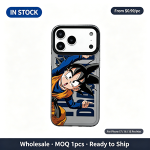 เคสโทรศัพท์กันรอยขีดข่วนลายตัวอักษรการ์ตูนนักรบหนุ่มสีน้ำเงินสดใสสำหรับ <span class=keywords><strong>iPhone</strong></span> 17/15 <span class=keywords><strong>PRO</strong></span> <span class=keywords><strong>MAX</strong></span> & PLUS SERIES - Product Image 1