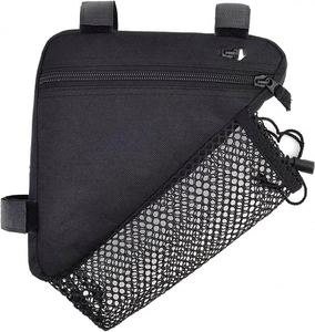 Free sample Custom <b>Zipper</b> Closure Bicycle <b>Storage</b> <b>Bag</b> for Saddle Tube and Front Frame Special Purpose Bike Triangle Case - Product Image 1