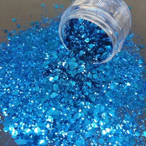 Vente en gros en vrac poudre pailletée pour animaux de compagnie logo personnalisé gros extra fin pour robes de mariée artisanales décorations de noël - Product Image 4