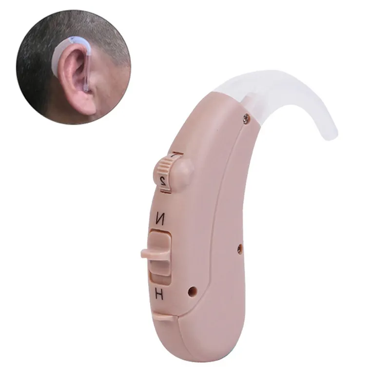 補聴器メーカーバッテリー聴覚障害者の目に見えない耳BTE補聴器アナログ
