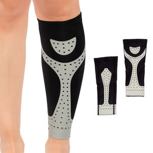 Protège-tibias de compression personnalisés pour la course à pied, soulagement de la douleur, récupération musculaire, légers, pliables, manchons de compression complets pour tibias - Product Image 1