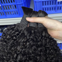 Perruque en cheveux naturels SDD pour femmes, cheveux bouclés en vrac, origine Shandong, peut être permanentée, pour le marché transfrontalier Europe et Amérique