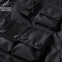 YuFan Nouveau Design Personnalisé Noir Blouson Bomber Offre Spéciale Manteaux Imperméables D'hiver Pour Hommes