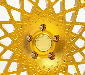 Llantas de aleación forjadas de 2 piezas Gold 6061-T6 Deep Dish de 20, 22, 24, 26 pulgadas, 5x112, 5x120, para exhibición de coches, fabricante personalizado - Product Image 3