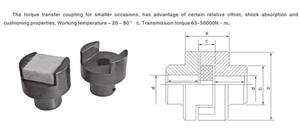 Trung Quốc nhà máy trục oldham khớp nối hợp kim và nhôm chia muff khớp nối - Product Image 6