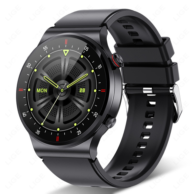 Lige BW0382 Top Brand HD Screen 360*360px Unisex Smart Watch IP67 Waterproof Blood Pressure Oxygen Sleep Monitoring Smartwatch