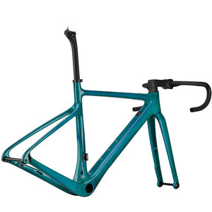 Cadre de gravier en fibre de carbone YF-R068 Super Light China Factory Vente chaude Cadres de vélo Câblage caché Routage Cadre de gravier en cristal - Product Image 4