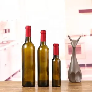 Green Square 100ml 250ml 500ml 750ml 1L Cooking Edible Glass Olive Oil Bottle With Lid