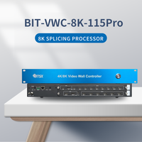 Processeur de mur vidéo industriel 8K, afficheur multi-écrans 8K, séparateur d'écran
