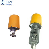 DKV 2/3 voies contrôle de température électrique vanne de régulation proportionnelle 220V WCB vanne de régulation d'huile thermique électrique 4-20mA