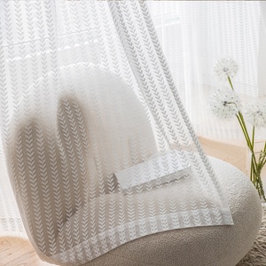 2022 nuovo stile personalizzato jacquard tenda pronta con macramè per soggiorno camera da letto - Product Image 5