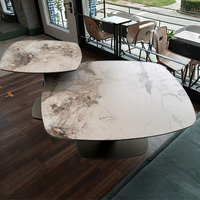 Vente chaude Salon Table Basse En Verre Trempé 6 + 6MM Dessus De Table Moins Cher Moderne Meubles De Maison Table À Manger Ensembles Décoratif