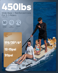 New Arrival Manufacture Stand up Paddle Board 450lb Capacity Sup Gonfiabile HOT WELDING SEAM Inflatable HW13-16 Construc - Product Image 4