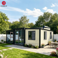 Cogsun – Nouvelle maison conteneur de luxe, abri de jardin, villa préfabriquée en structure acier pour usage résidentiel, hôtel, ferme temporaire