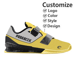 Fabrikant Custom Oem Professionele Hoge Tops Lederen Deadlift Bodybuilding Gewichthefschoenen Voor Mannen - Product Image 3