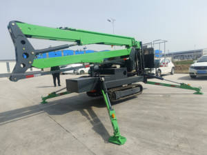 स्पाइडर मैन बकेट लिफ्ट भारी उछाल उठाने चेरी पिकर 30 फीट 40फीट 50फीट 60 फीट नई स्थिति इलेक्ट्रिक 380 वी बड़ी टोकरी एल्यूमीनियम मिश्र धातु - Product Image 2