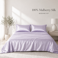 Draps de lit en soie de mûrier pure chinoise 19 momme 100% sur mesure 16/19/22/25 mm, vente en gros, pour le printemps et l'automne