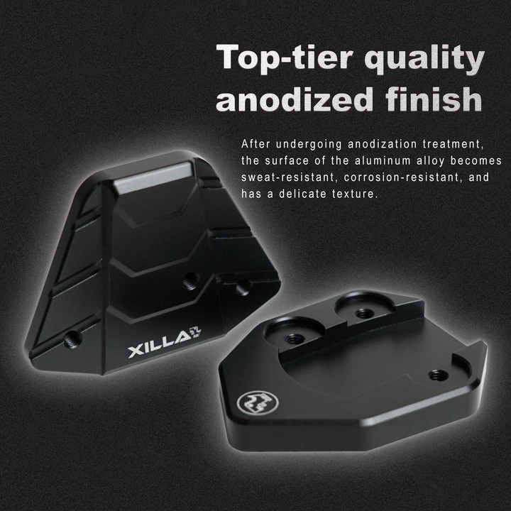 Motorcycle Modified Accessories Aluminum Alloy Side Stand Kickstand Enlarger Extension for Honda Adv150 Adv160