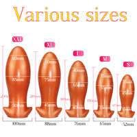 Énorme plug anal en silicone souple, perles pour l'expansion anale, stimulateur, jouets sexuels anaux pour couples