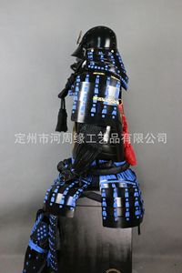 Elmo Giapponese Antico in Ferro, Accessorio per Film e TV, Costume da Samurai, Abbigliamento da Palcoscenico, Ornamenti Decorativi Neri - Product Image 5